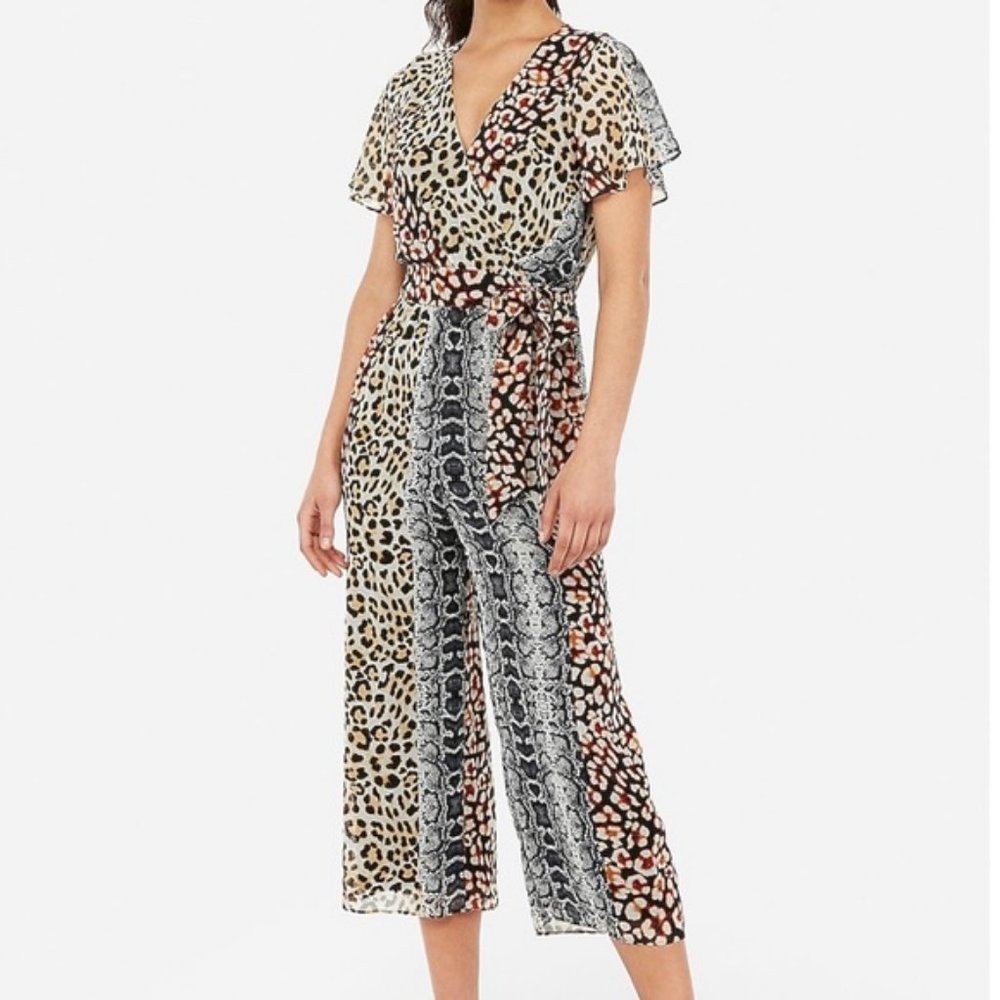 Express Animal Print Jumpsuit
